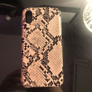 iPhone X/XS snakeskin case
